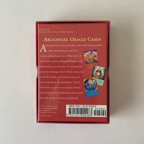 Archangel Oracle Card deck tarot 45 cards excellent condition - Picture 2 of 4